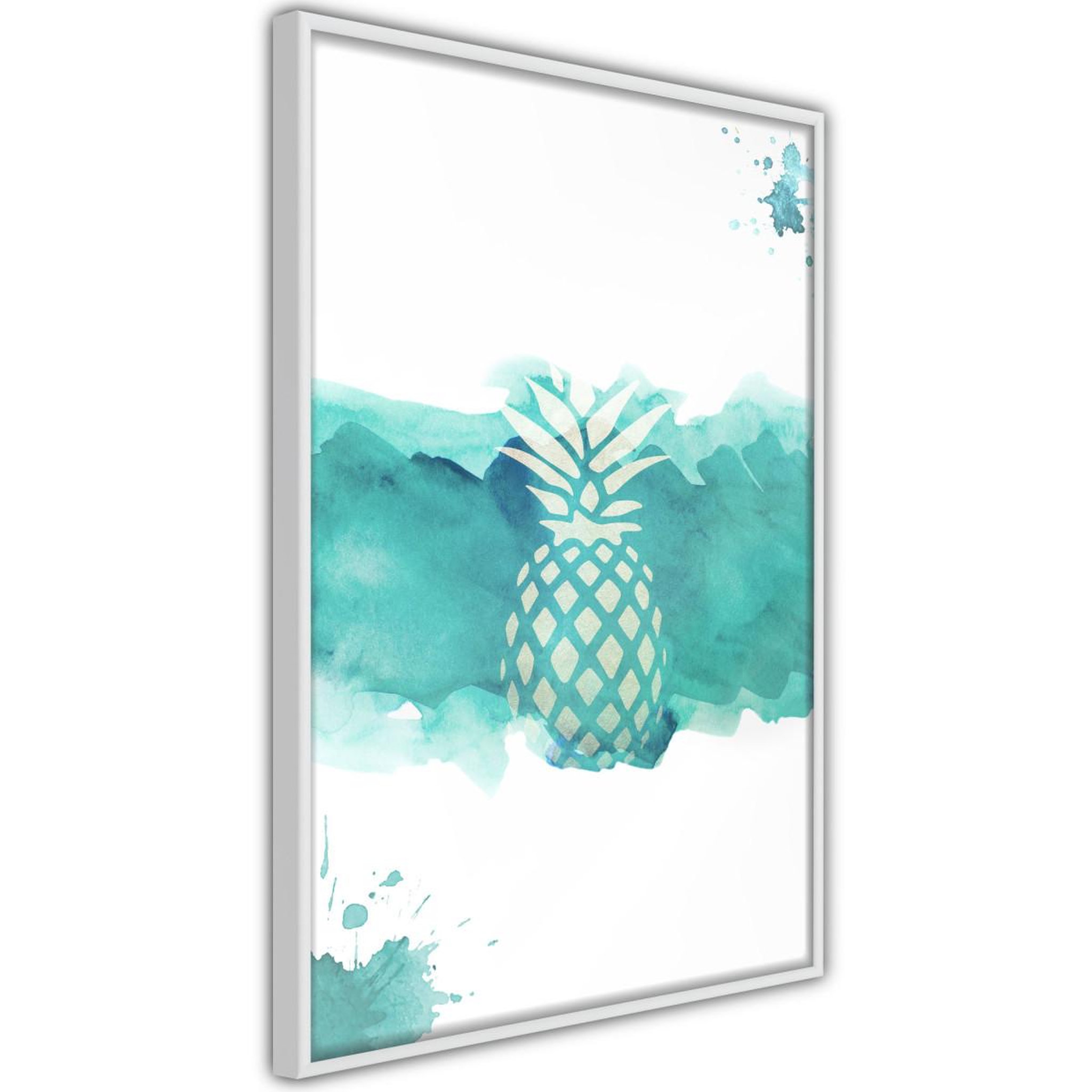 Paris Prix Affiche murale encadrée  pastel pineapple