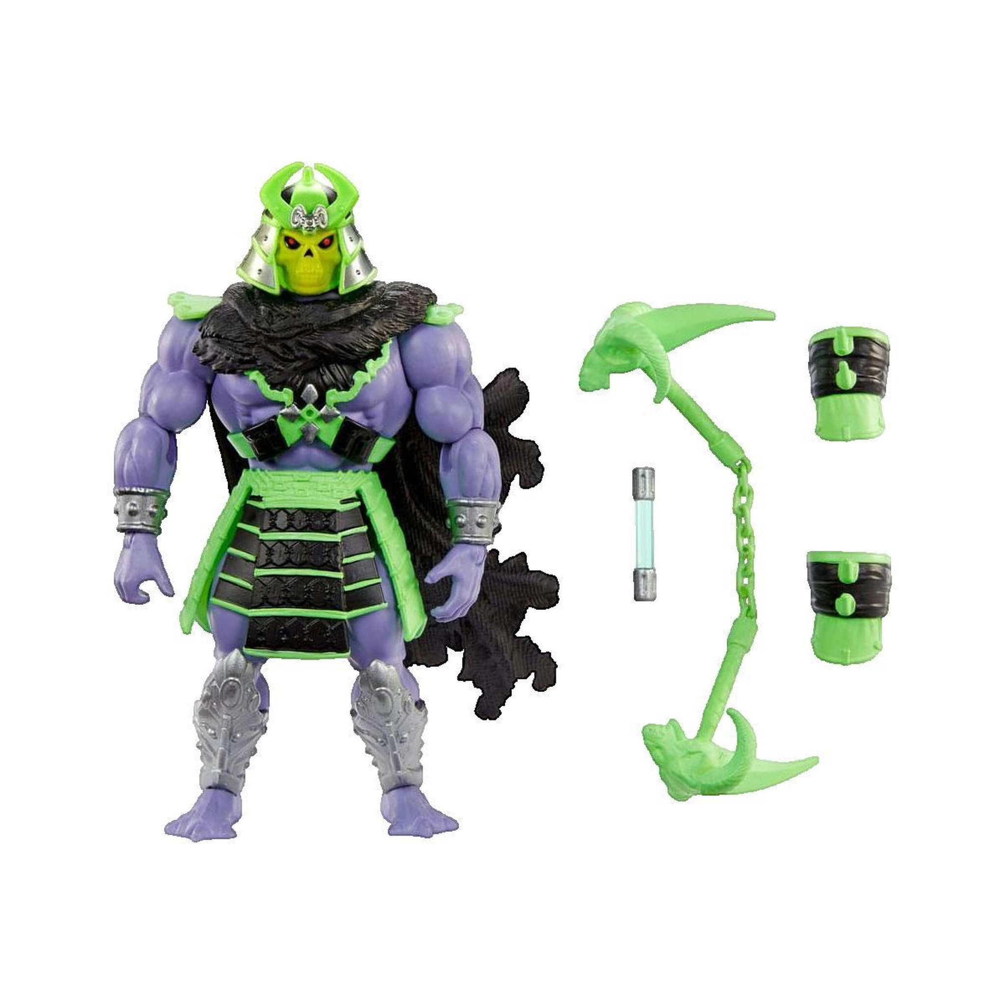 Voir la diapositive 2 : MATTEL Figurine MOTU x TMNT Mattel - Skeletor coloré et articulé