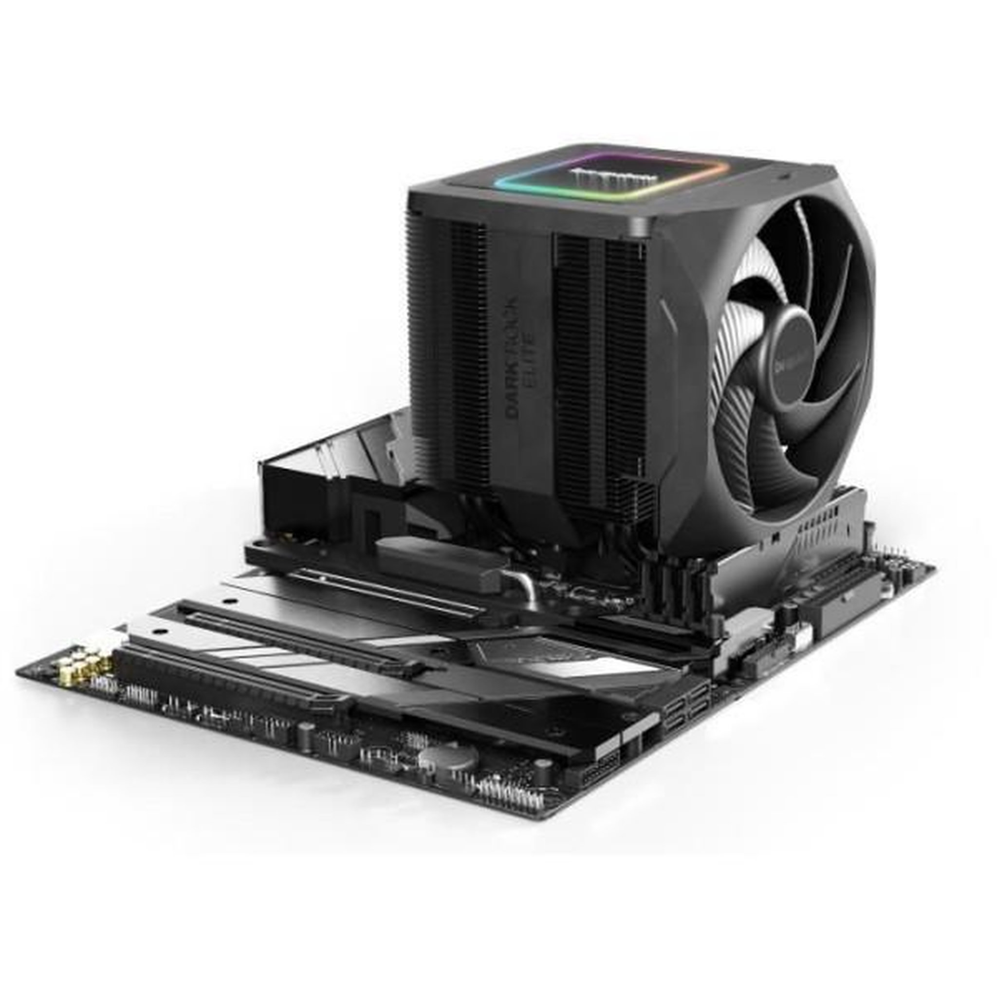 Voir la diapositive 4 : BE QUIET Ventirad CPU - BE QUIET! - Dark Rock Elite - 13,5 cm - Silencieux - Compatible Intel/AMD