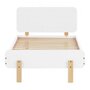 Voir la diapositive 4 : HomeStyle4U Lit junior 90x200 blanc Sommier