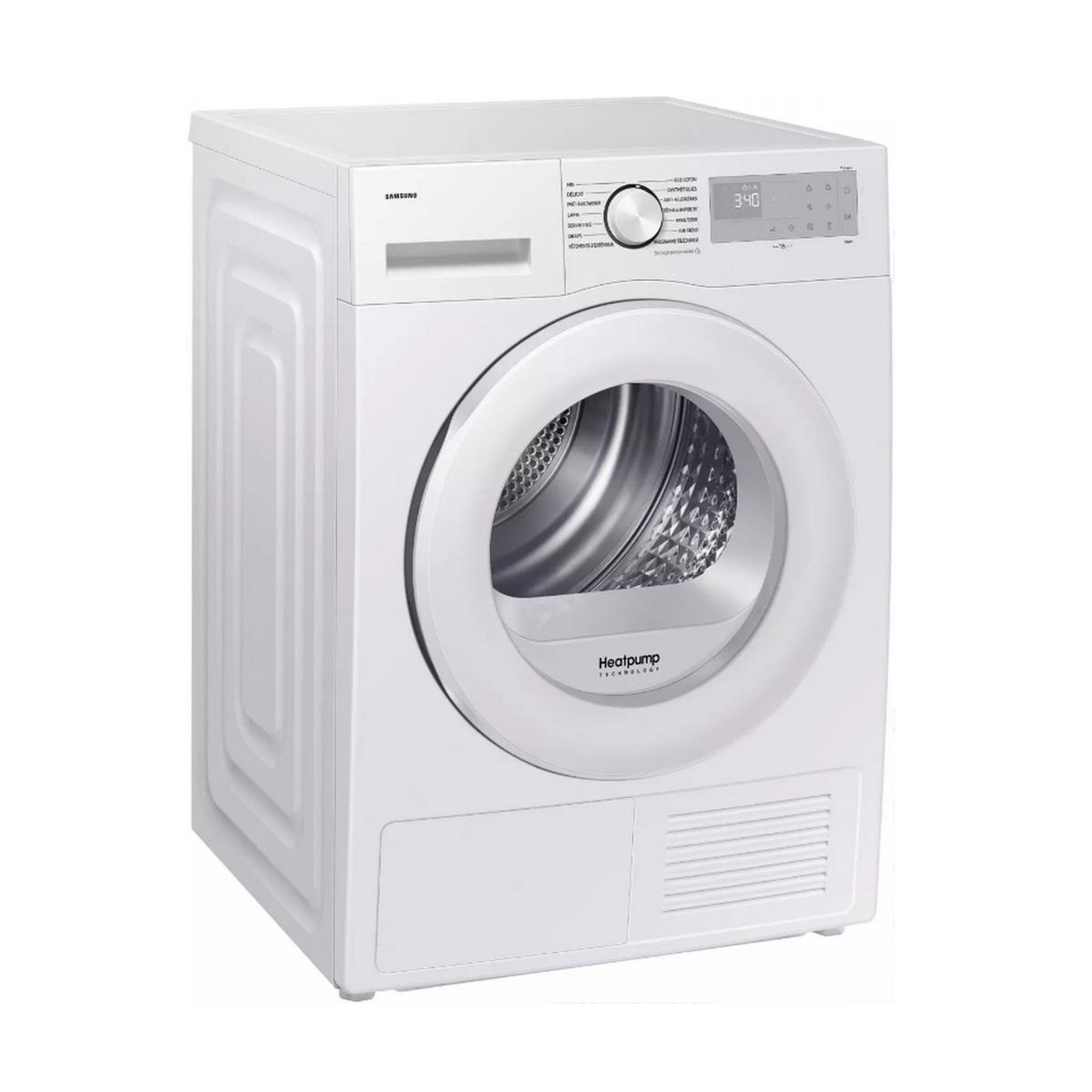 Voir la diapositive 3 : Samsung Sèche-linge pompe à chaleur 60cm 9kg - dv90dg52a0th