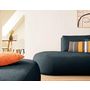 Voir la diapositive 2 : LISA DESIGN Santorini - canapé modulable d'angle droit + pouf - 4 places - en tissu texturé