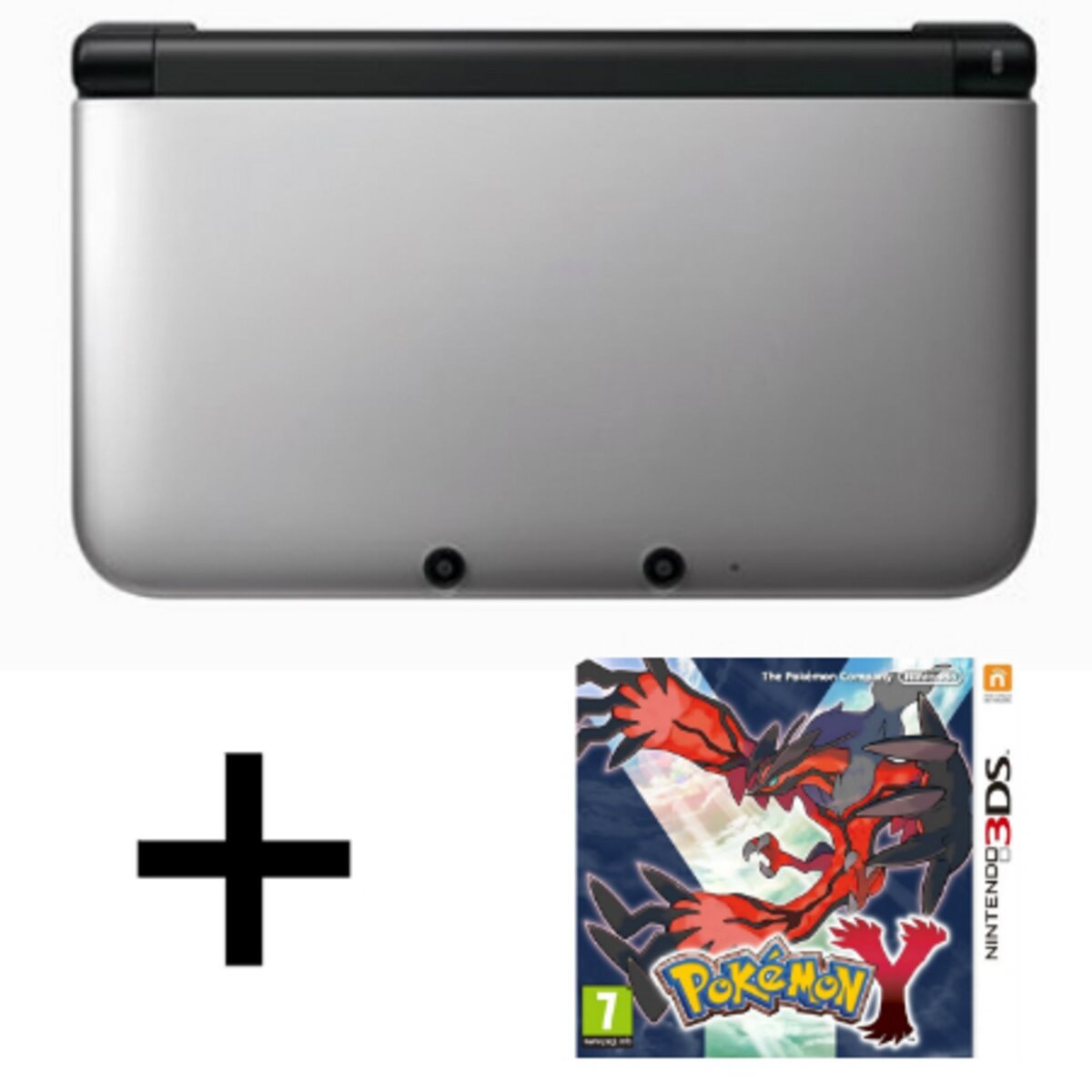 Console 3DS XL Grise + Pokemon Y