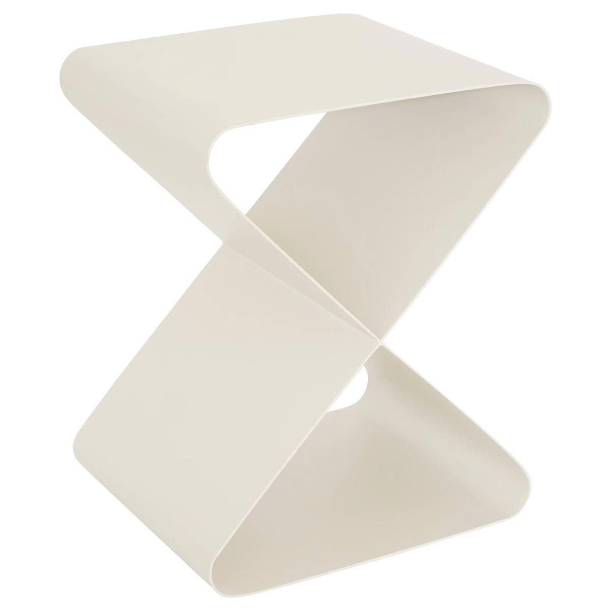Voir la diapositive 1 : ATMOSPHERA Table d'Appoint Design en Métal  Elder  45cm Beige