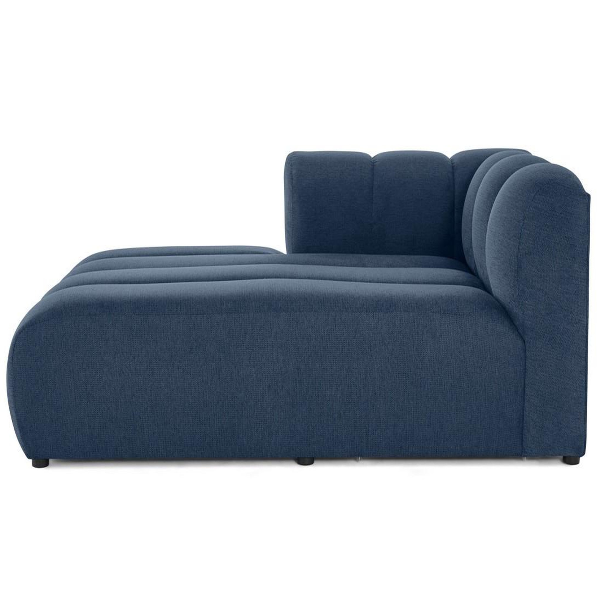 Voir la diapositive 1 : LISA DESIGN Debbie - module d'assise méridienne gauche en tissu texturé