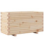 Voir la diapositive 2 : VIDAXL Jardiniere 90x40x49,5 cm bois de pin massif