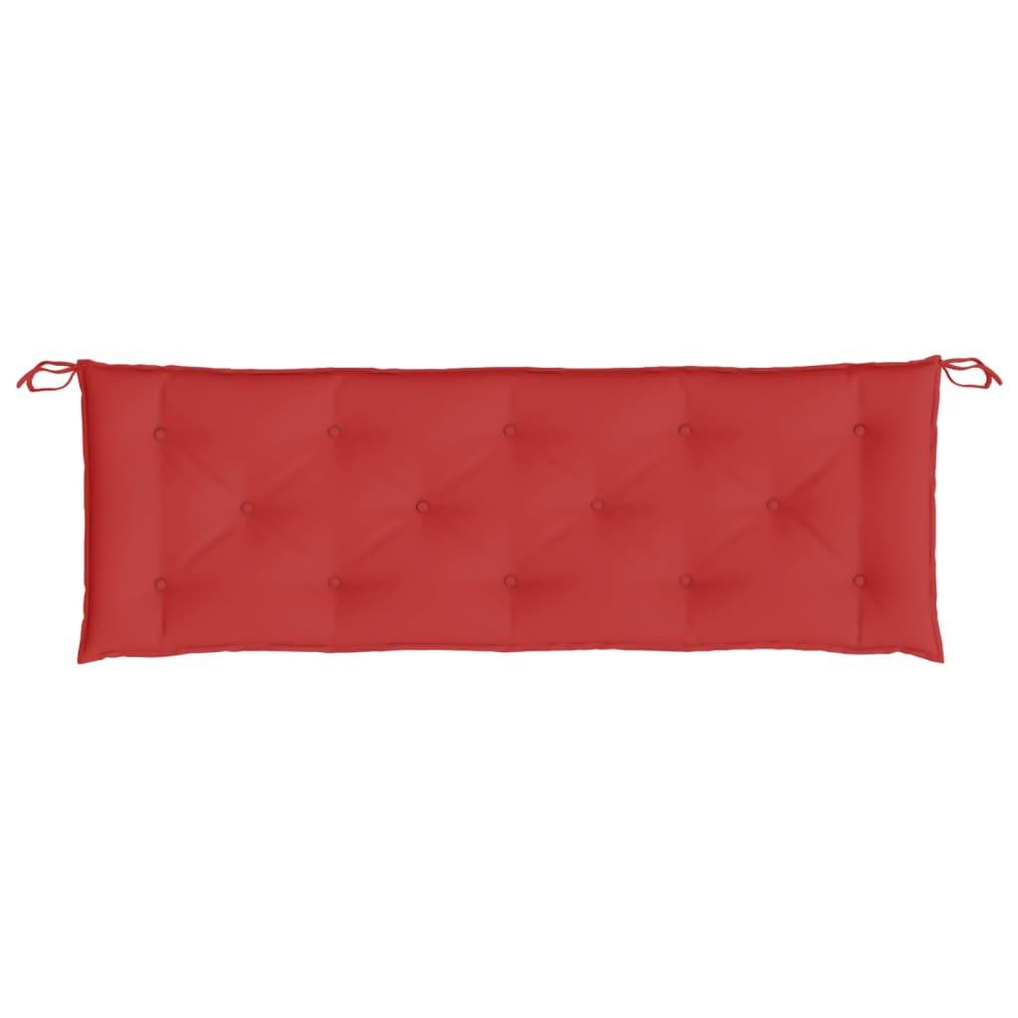 Voir la diapositive 4 : VIDAXL Coussin de banc de jardin rouge 150x50x7 cm tissu oxford