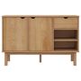 Voir la diapositive 3 : VIDAXL Buffet OTTA 114x43x73,5 cm Bois massif de pin