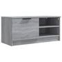 Voir la diapositive 2 : VIDAXL Meuble TV Sonoma gris 80x35x36,5 cm Bois d'ingenierie
