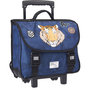 Voir la diapositive 2 : SCOOTER Cartable à roulettes 38 cm CP/CE1/CE2 bleu imprimé TIGRE