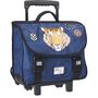 Voir la diapositive 2 : SCOOTER Cartable à roulettes 38 cm CP/CE1/CE2 bleu imprimé TIGRE