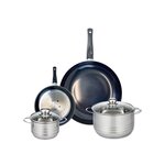 ELO Ensemble de 2 Poêles de cuisson 20 et 32 cm et 2 faitouts 16 et 20 cm Elo Prima Brillant