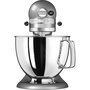 Voir la diapositive 3 : KitchenAid Robot pâtissier 5KSM125ECU Artisan, gris, 4,8 L, bol avec poignée, 300 watts