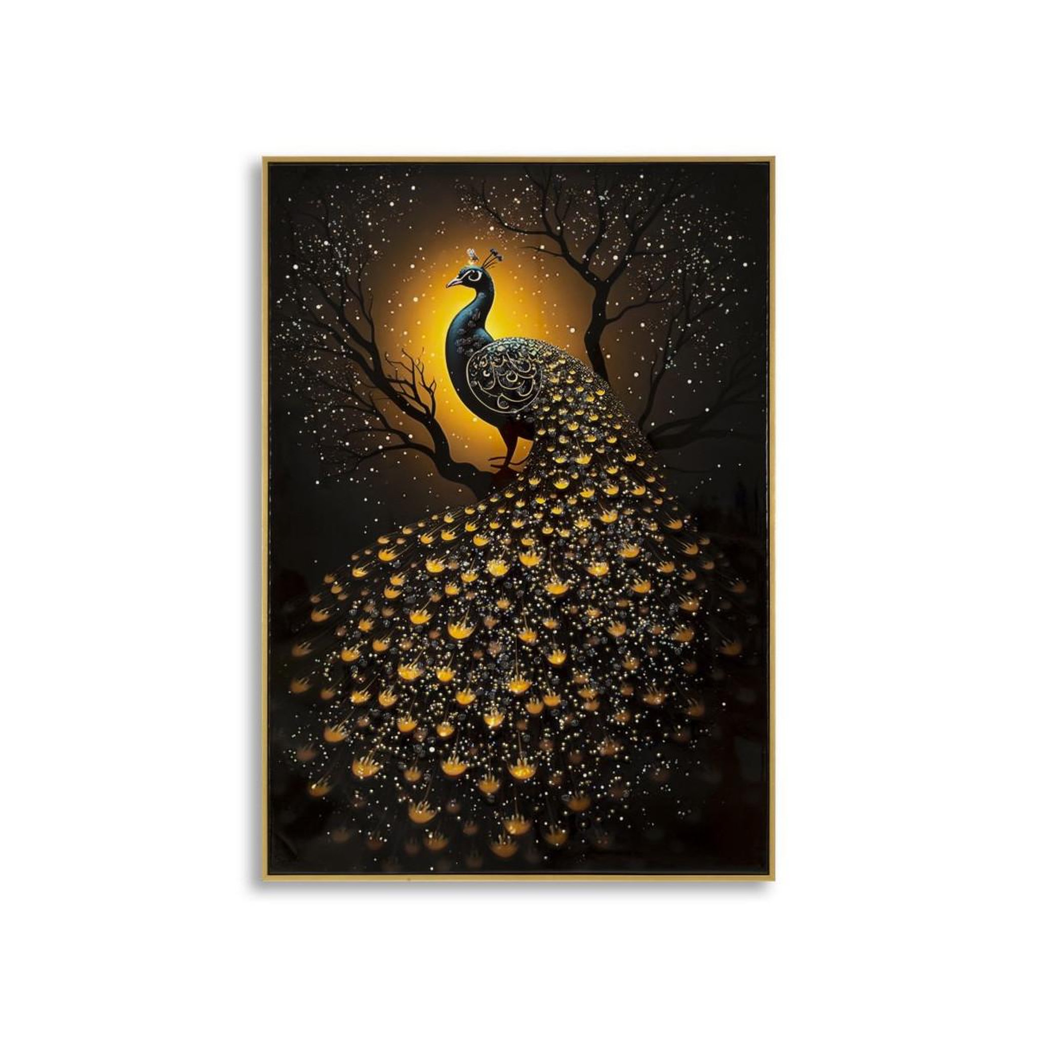 Paris Prix Tableau imprimé  peacock  70x100cm multicolore