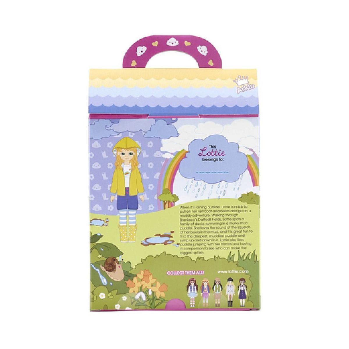 BIGJIGS Poupee Lottie Muddy Puddles  and  Superhero Clothes