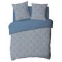 Voir la diapositive 2 : FUTURE HOME Parure housse de couette 200x200cm en polycoton + 2 taies