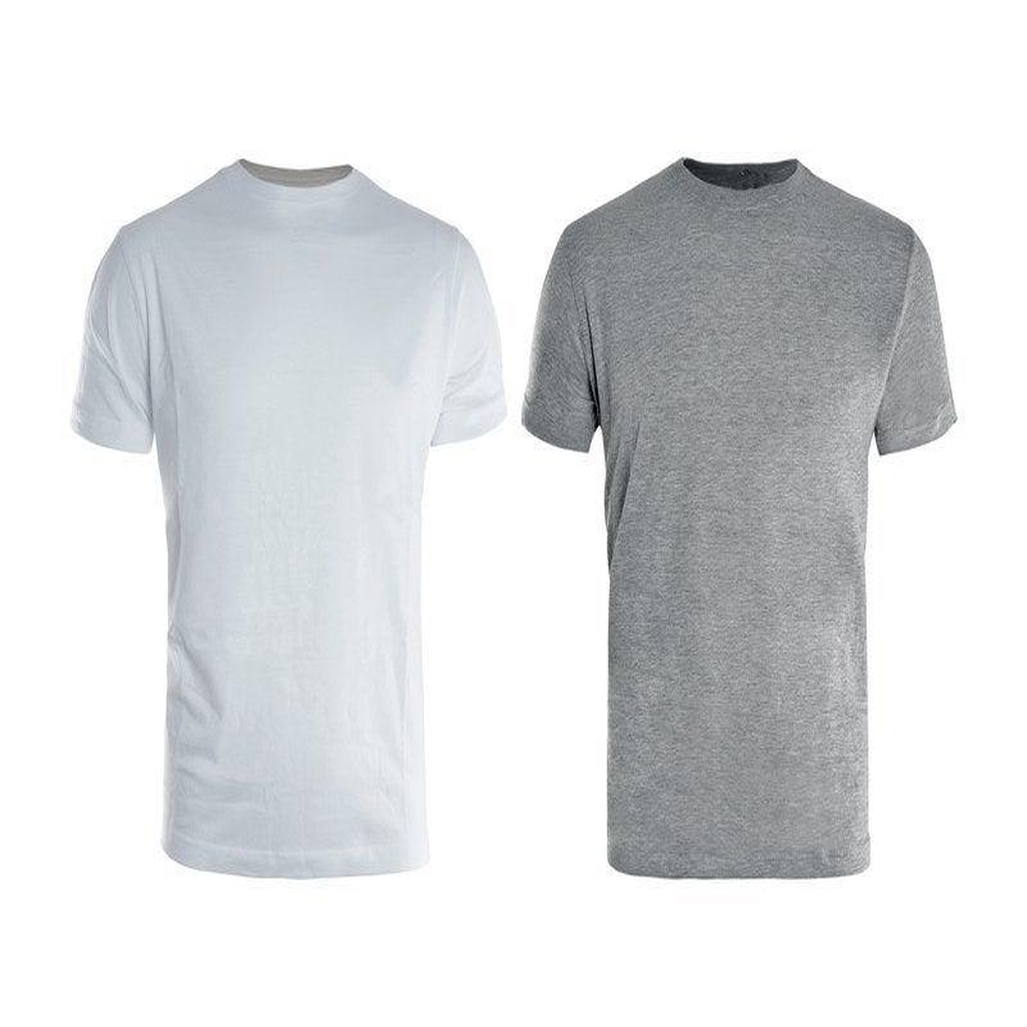 CENTRALE BRICO Lot De 2 Tee-Shirts De Travail Bicolore Blanc / Gris, Taille XXL