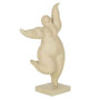 Voir la diapositive 1 : Paris Prix Statuette Figurine Déco  Delphine  52cm Beige