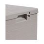 Voir la diapositive 4 : KZ GARDEN Coffre de jardin 90L WOODY'S 42xP44xH50 cm Résine