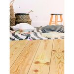 CENTRALE BRICO Plancher pin maritime L.200 x l.14 cm, Ep.21 mm
