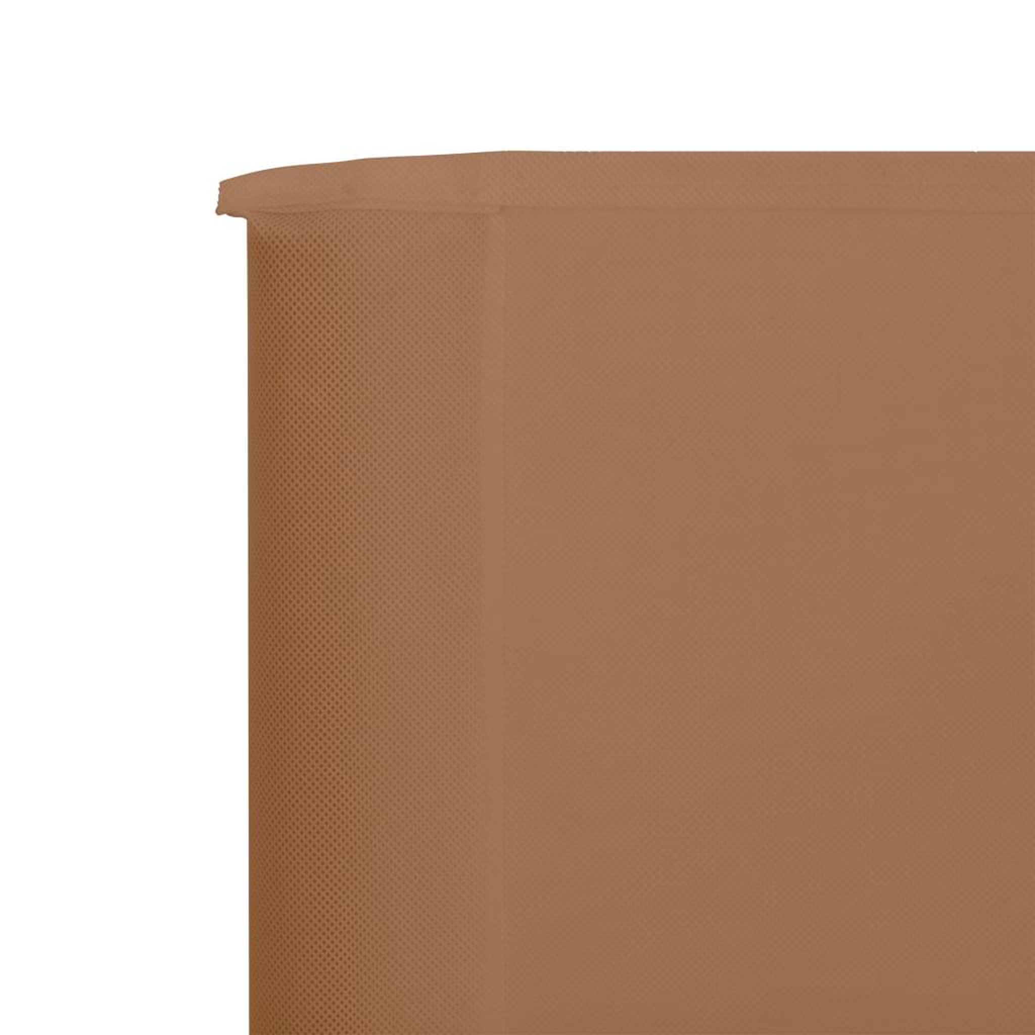 Voir la diapositive 4 : VIDAXL Paravent 3 panneaux Tissu 400 x 160 cm Taupe