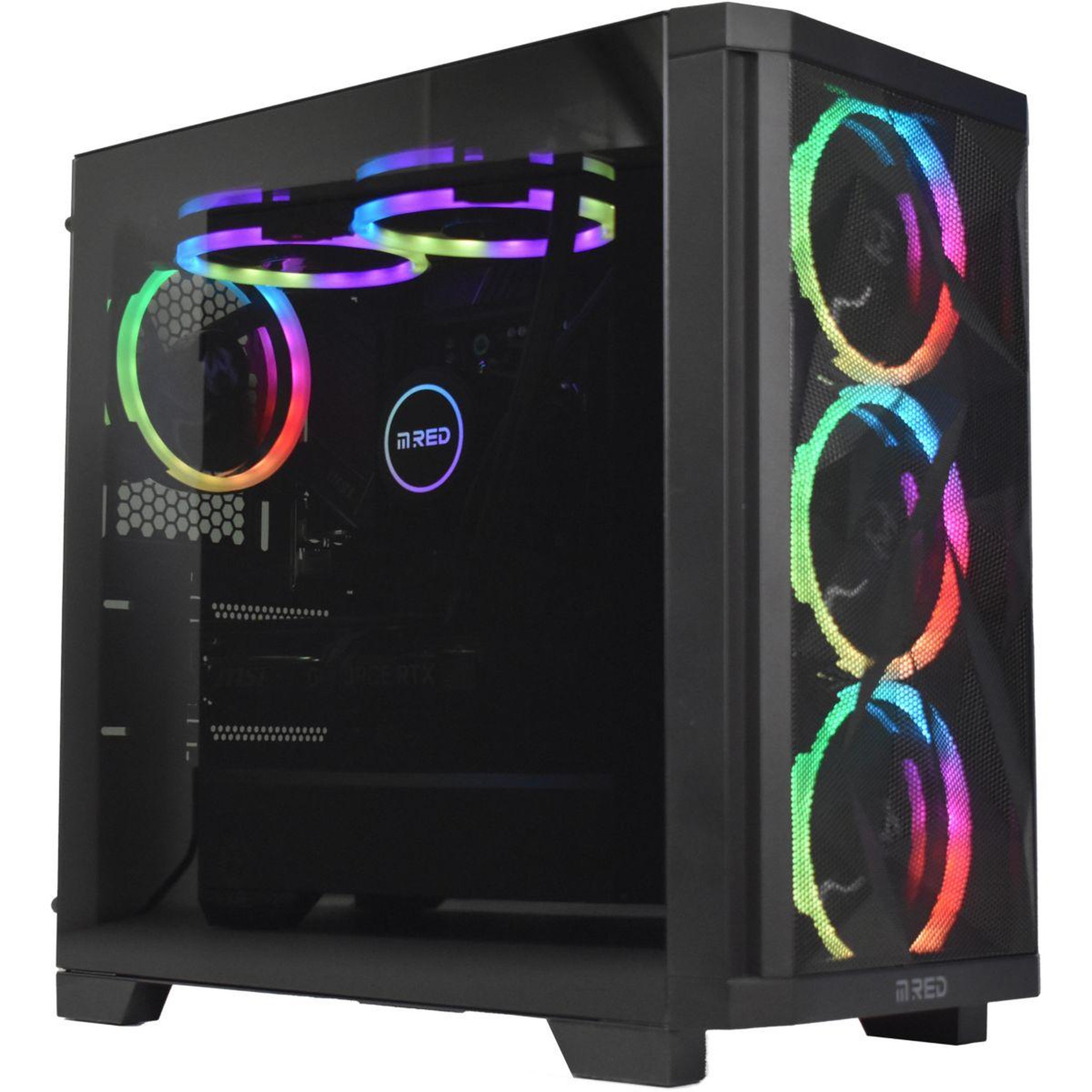 Voir la diapositive 1 : MRED PC Gamer GeForce RTX 4060Ti 8Go R5 16Go 1To