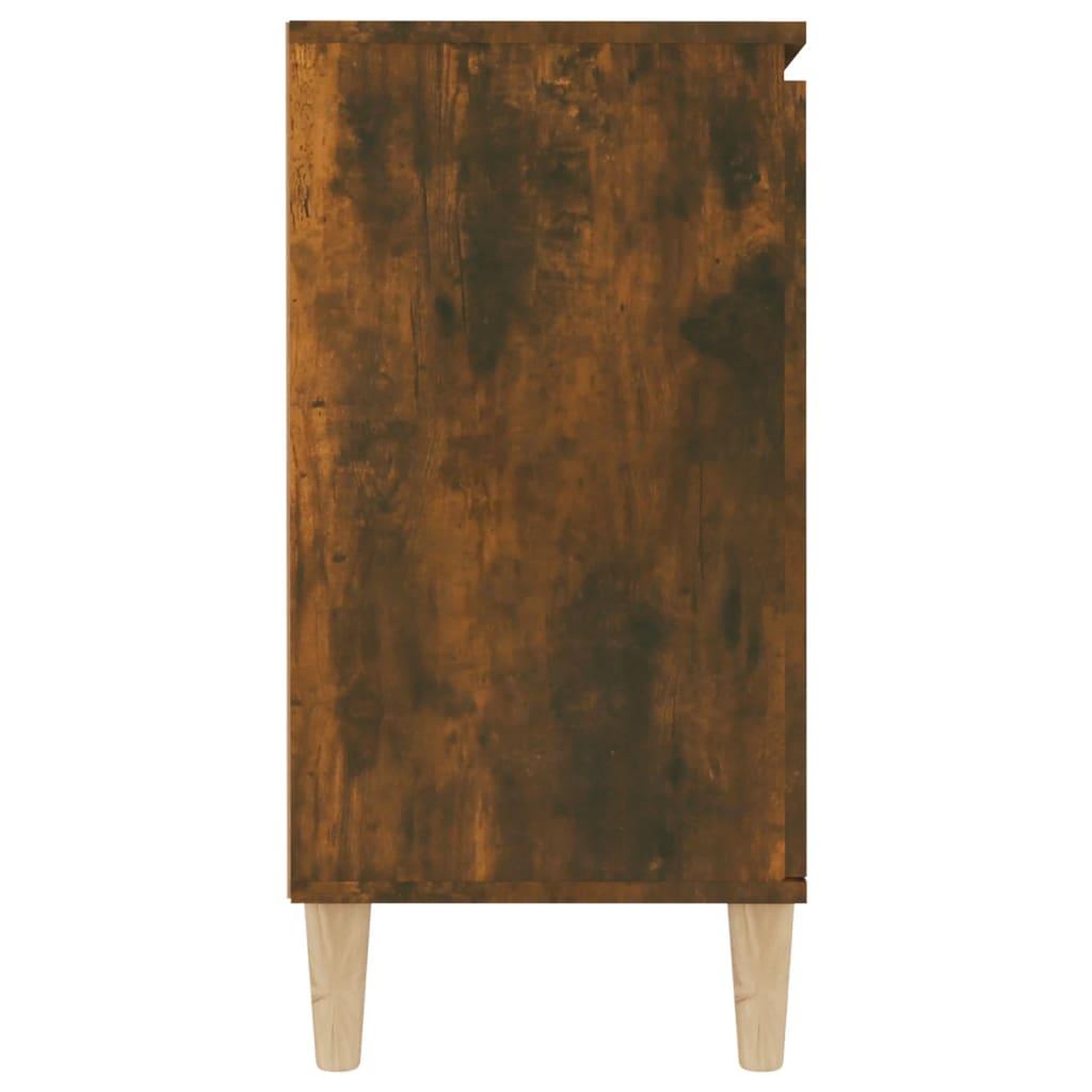 Voir la diapositive 5 : VIDAXL Buffet Chene fume 101x35x70 cm Bois d'ingenierie