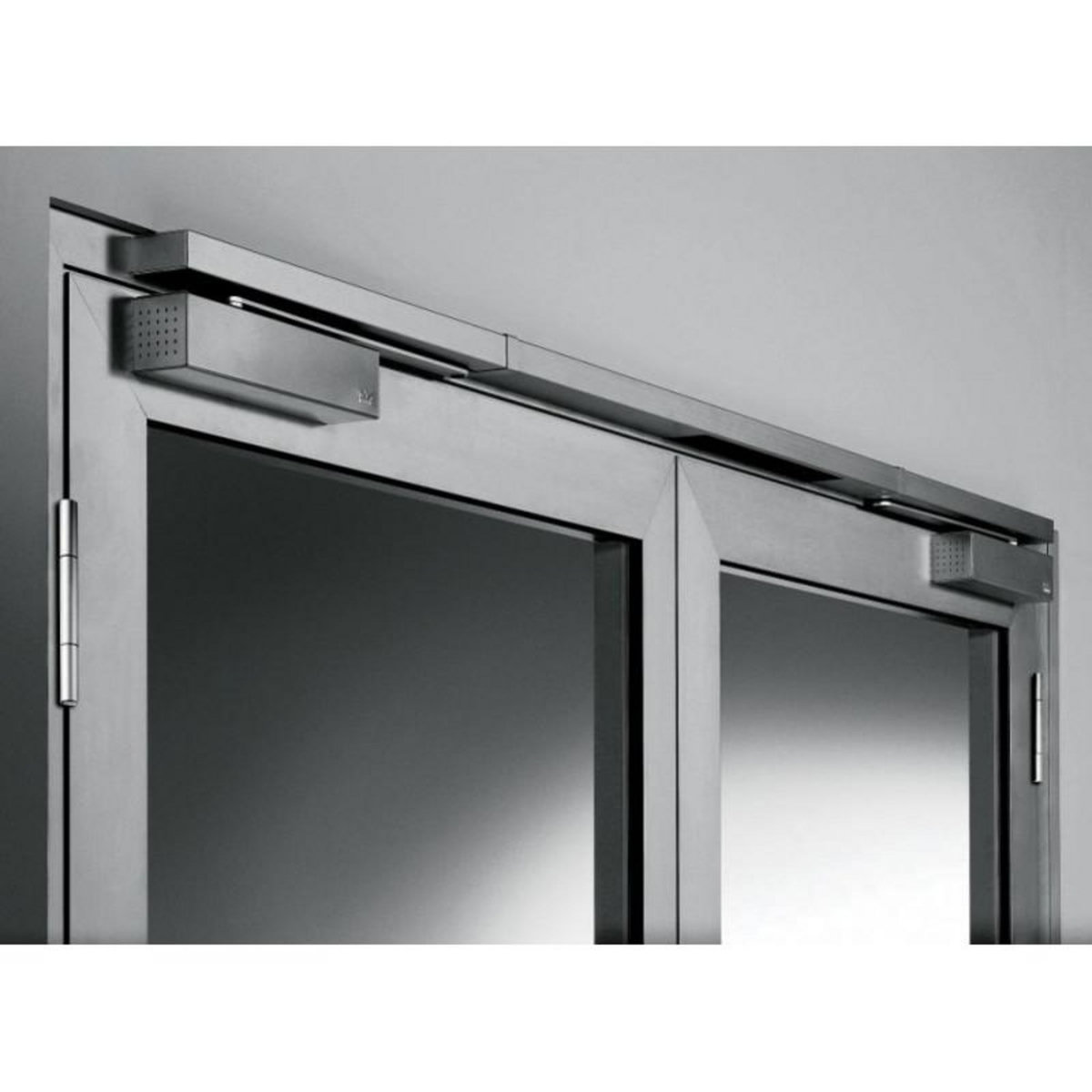 DORMA Kit bandeau GSR VK argent en applique mini 37cm DORMAKABA 64101001