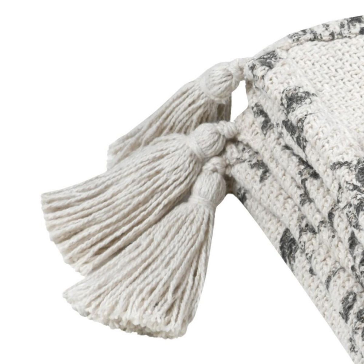 Lovely Casa Plaid 125x150 cm CLARINE à pompons