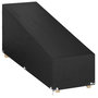 Voir la diapositive 1 : VIDAXL Housse de chaise longue 12 œillets 200x65x35/60 cm polyethylene