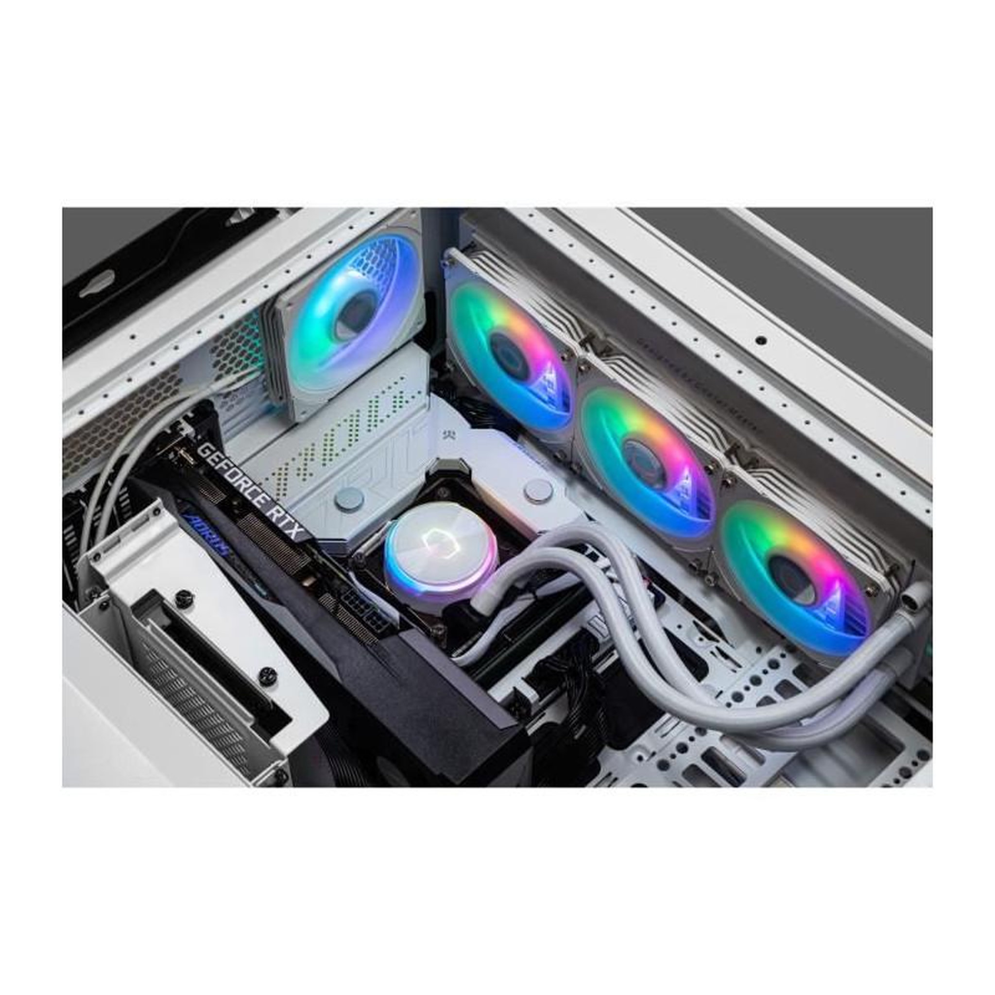 Voir la diapositive 5 : Cooler Master Ventilateur - COOLER MASTER - PL240 Flux White