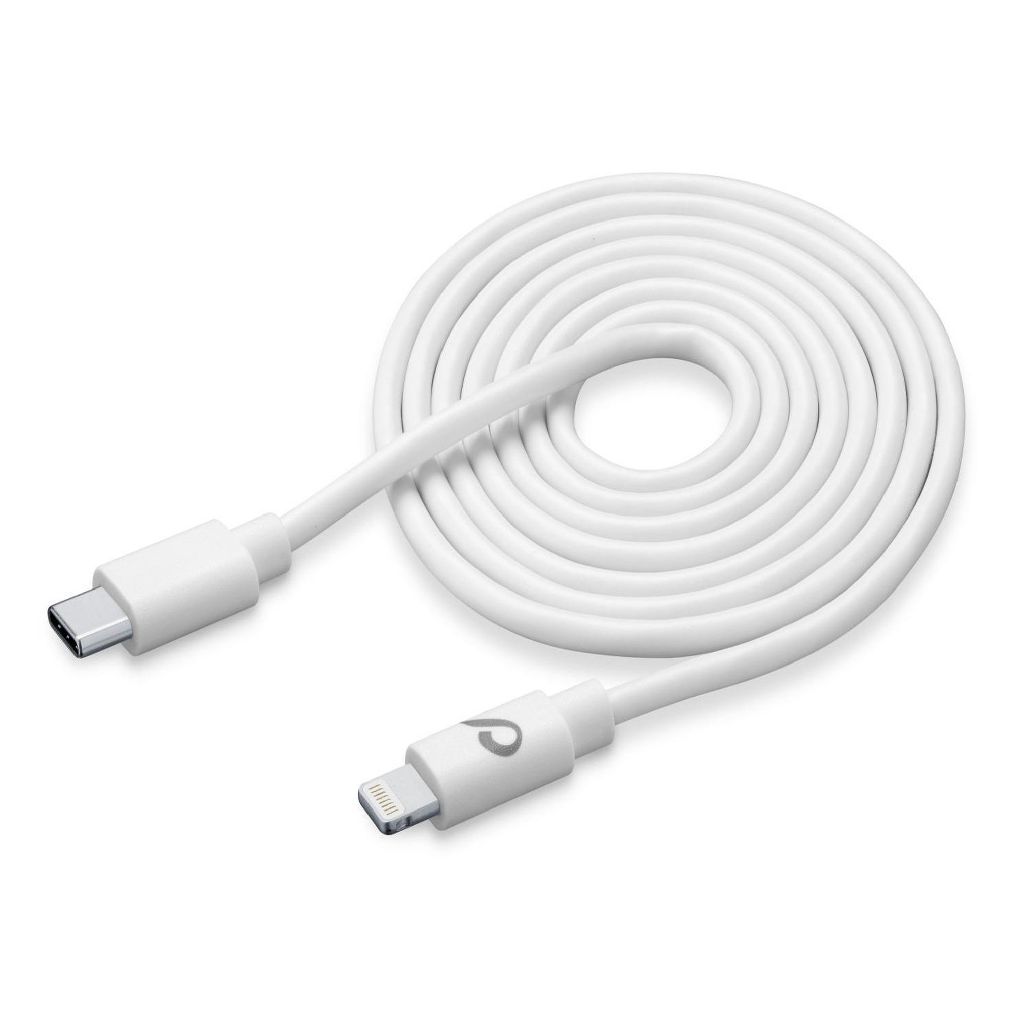 Voir la diapositive 2 : CELLULAR LINE Cellularline power cable 300cm - usb-c to lightning