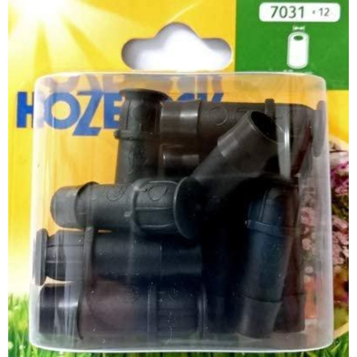 Hozelock Bouchon Fin de ligne pour tuyau d'arrosage jardin extérieur 13mm (x12)