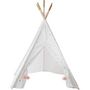 Voir la diapositive 2 : ATMOSPHERA FOR KIDS Tipi Déco Enfant à 5 Pieds avec Pompons Dorés