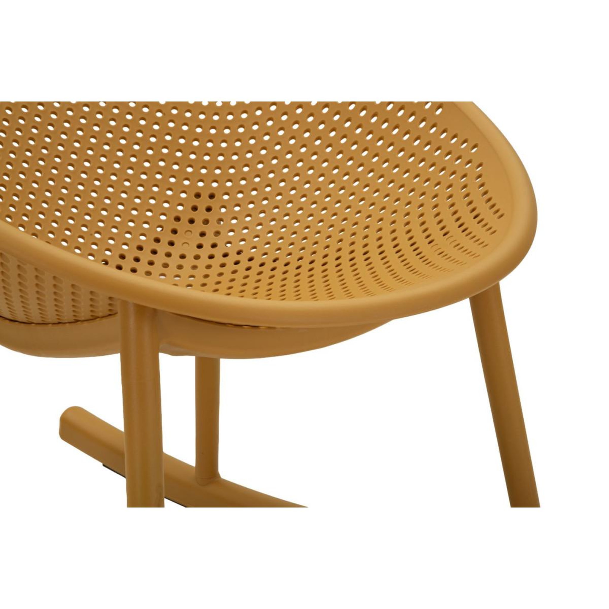 Voir la diapositive 5 : Paris Prix Fauteuil à Bascule  Ibiza  88cm Moutarde