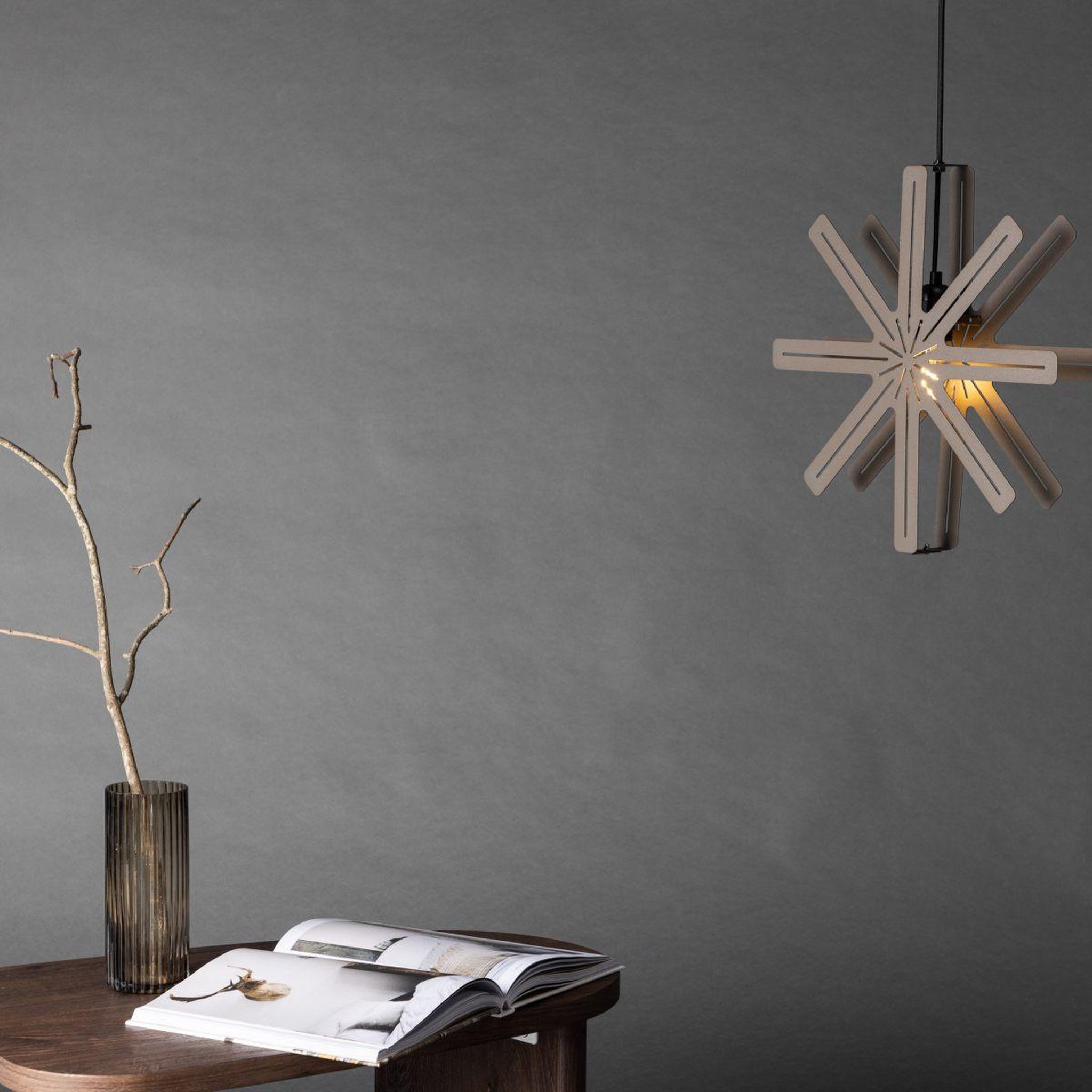 Voir la diapositive 6 : Paris Prix Lampe Suspension Déco  Safsen  40cm Marron