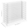 Voir la diapositive 6 : VIDAXL Lit sureleve a gabion Acier galvanise 90x30x90 cm