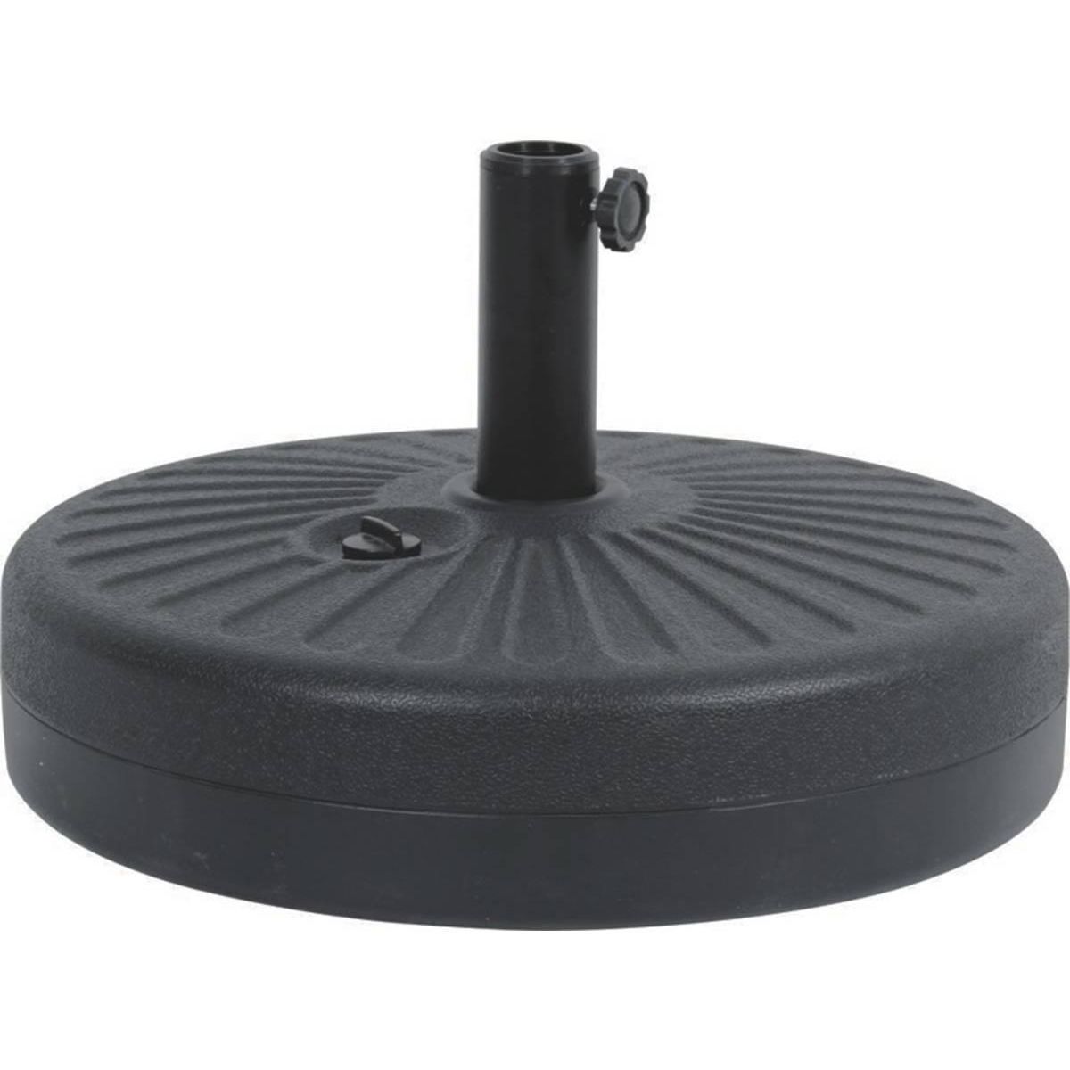 Habitat et Jardin Parasol jardin droit Alu  Sol  - Rond - Ø 3m - Ecru - Avec pied à lester