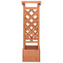 Voir la diapositive 3 : VIDAXL Jardiniere a treillis avec arche 49x39x117 cm Bois de sapin