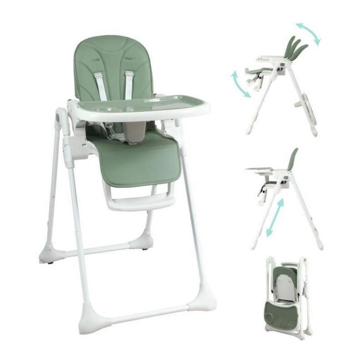 LOOPING Chaise haute - LOOPING - CH100VT - Multipositions