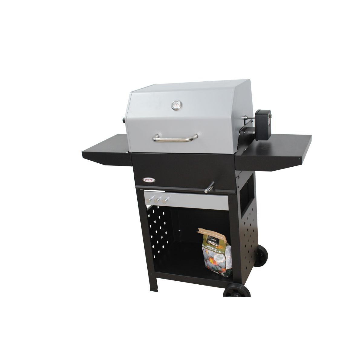 Imor Barbecue charbon de bois en acier MONTORO