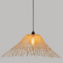 Voir la diapositive 3 : ATMOSPHERA Lampe Suspension Design  Moxa  76cm Naturel