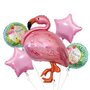 Paris Prix Lot de 4 Ballons  Flamant Rose  25cm Multicolore