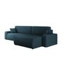 Voir la diapositive 6 : BEST MOBILIER Artemisa - canapé d'angle réversible 5 places convertible avec coffre en velours côtelé