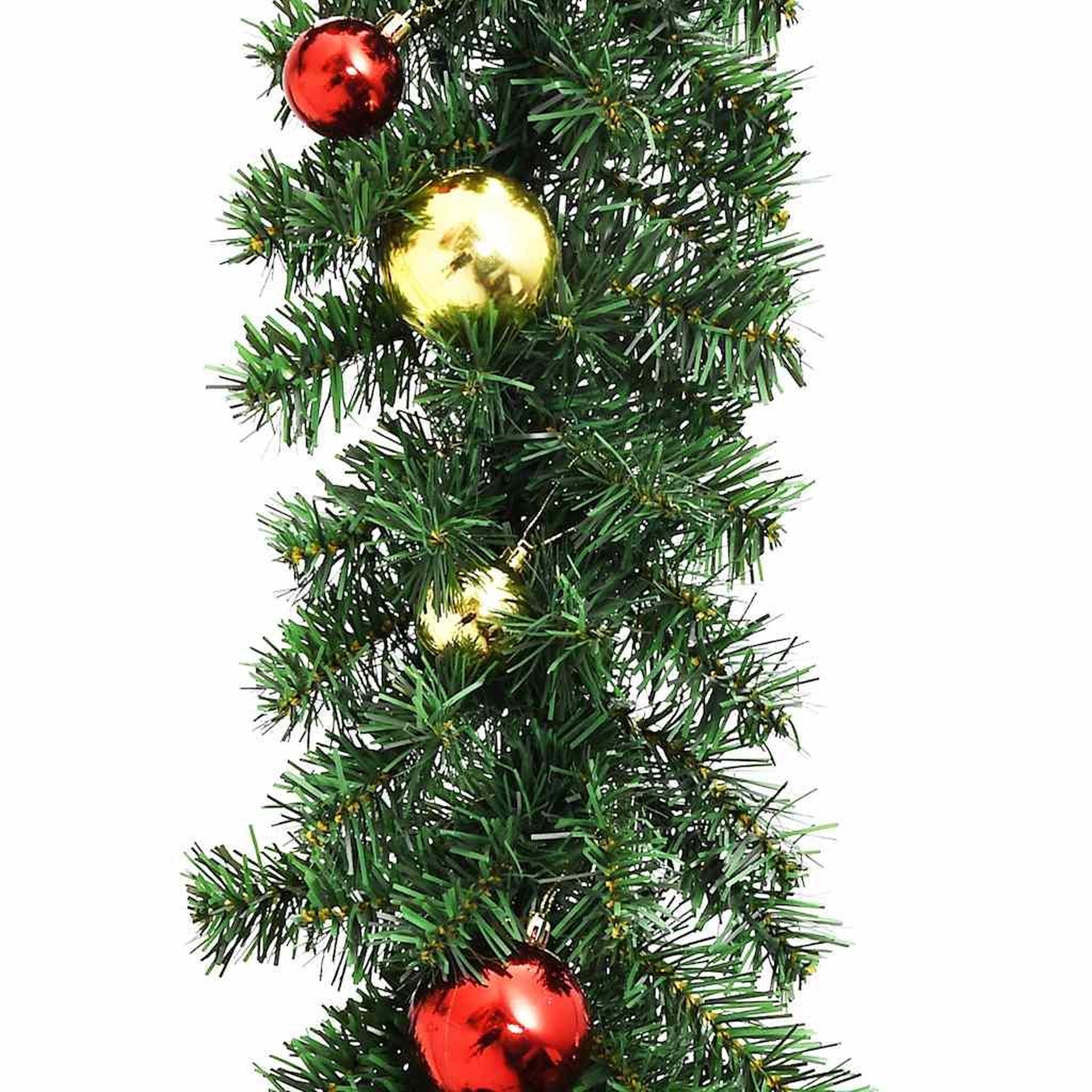 Voir la diapositive 4 : VIDAXL Guirlande de noël decoree avec boules 5 m