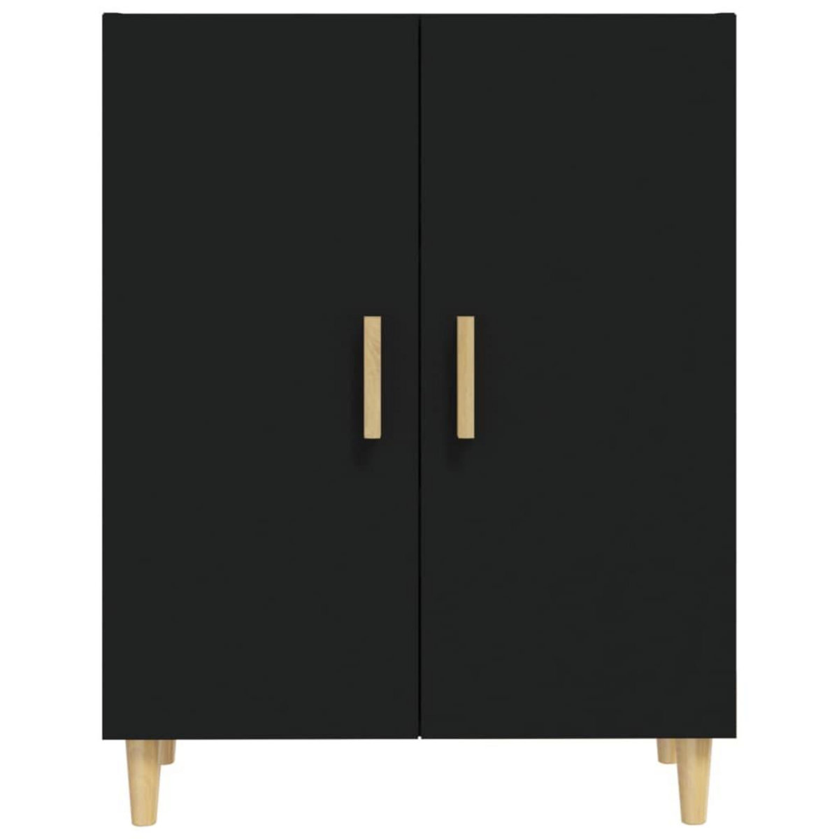 VIDAXL Buffet Noir 70x34x90 cm Bois d'ingenierie