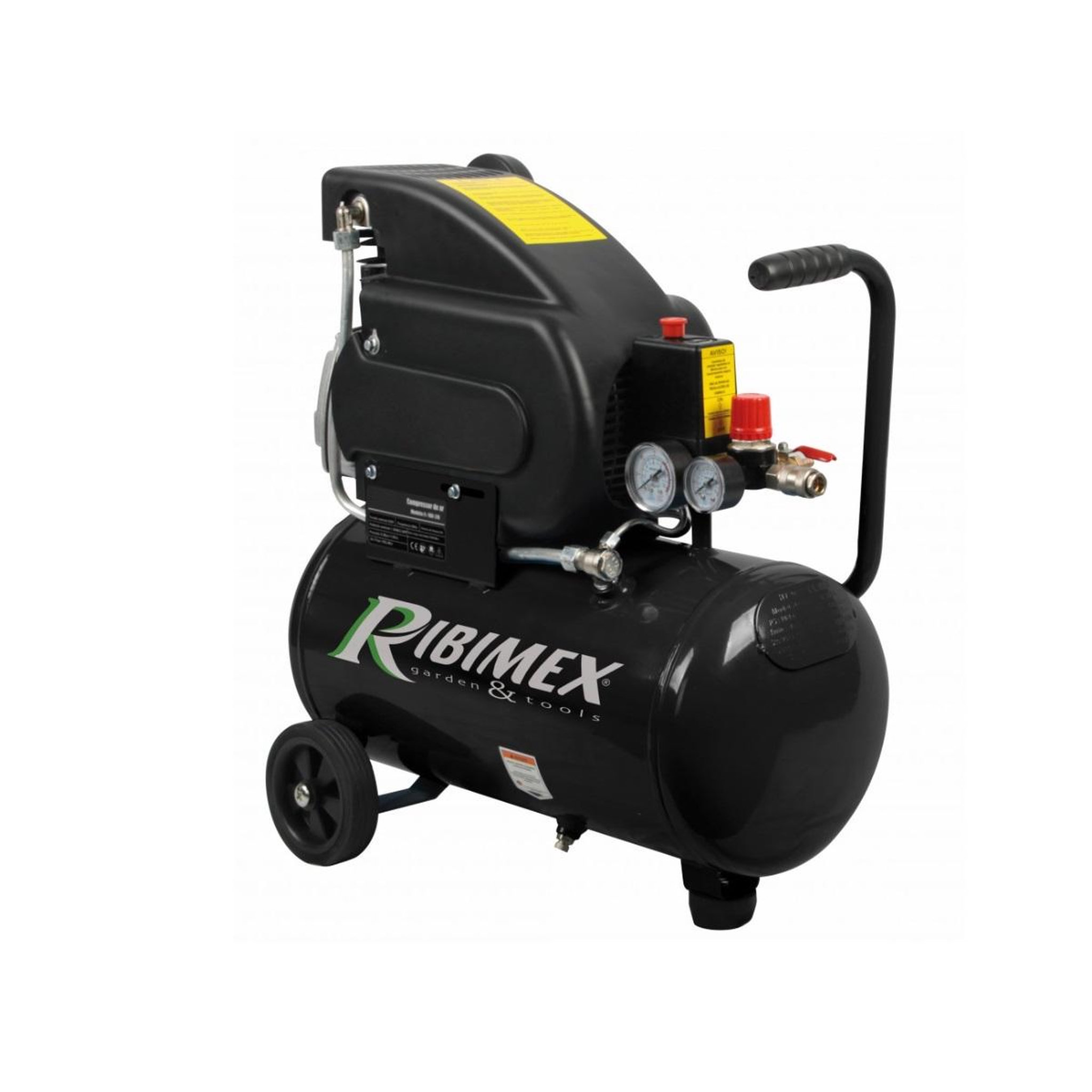 Ribimex Compresseur d'air 2cv 24l - PRCOMP2/24R