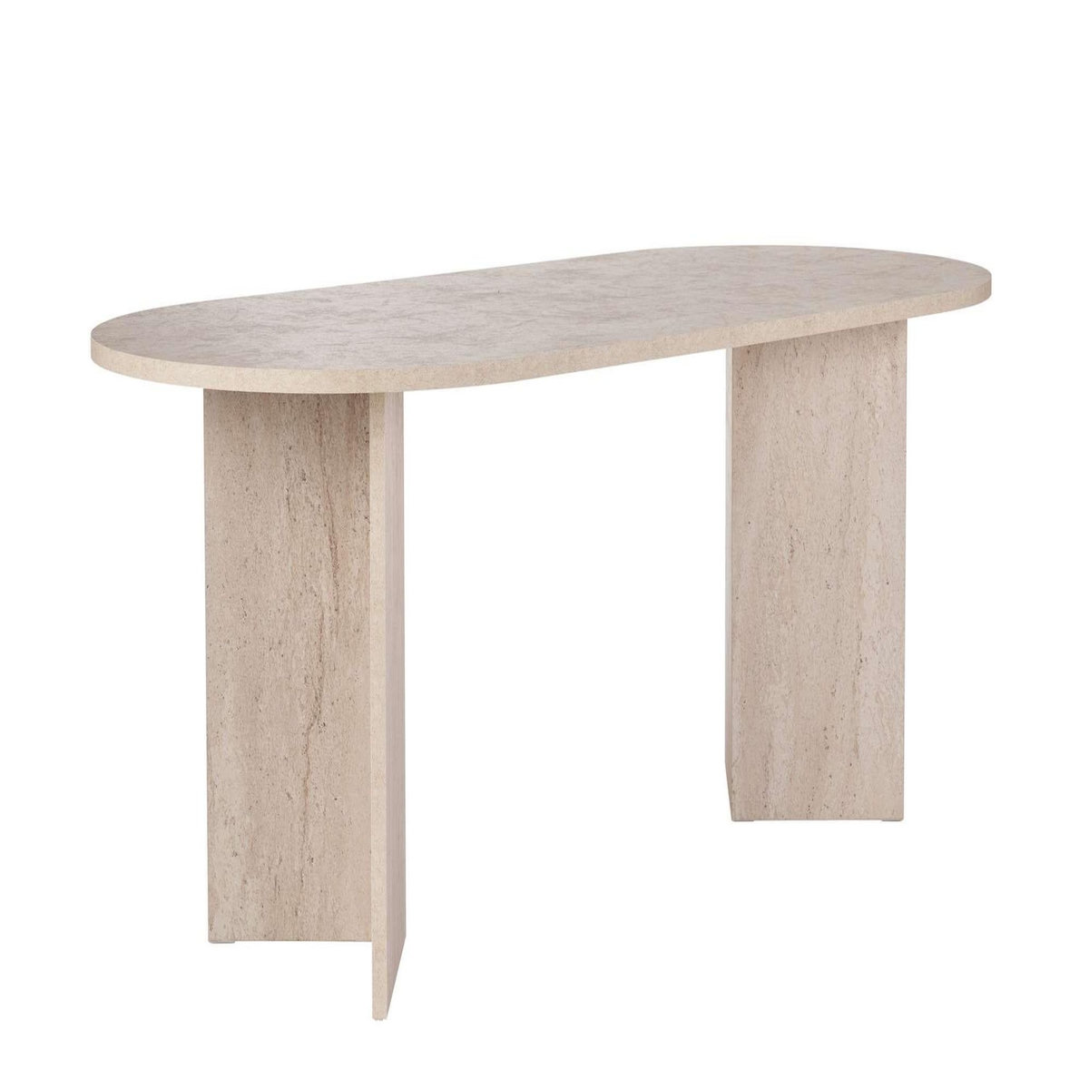 Habitat et Jardin Table à manger en bois  Sabella  200 x 90 x 75 cm - Travertin