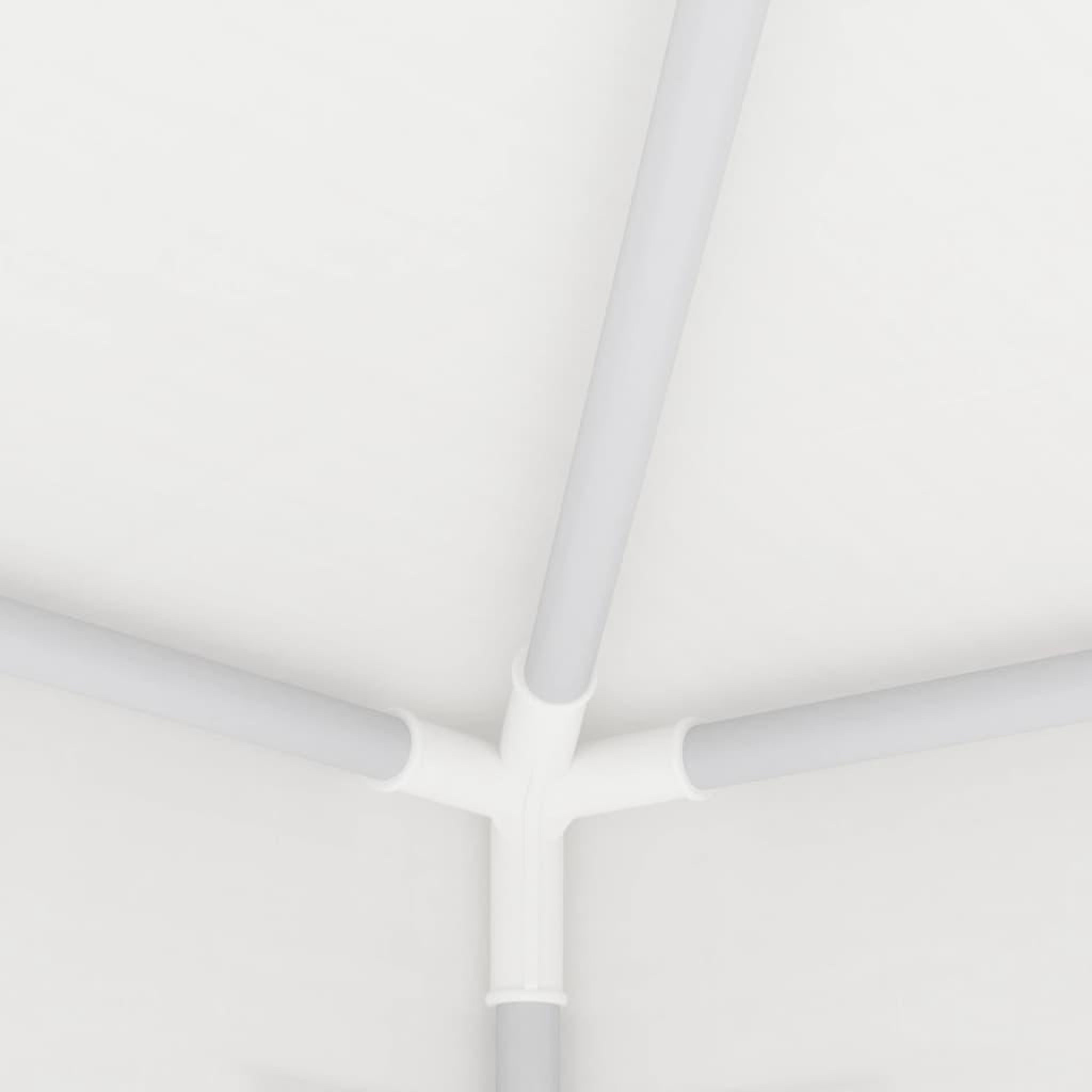 Voir la diapositive 5 : VIDAXL Tente de reception avec parois laterales 2,5x2,5m Blanc 90 g/m^2