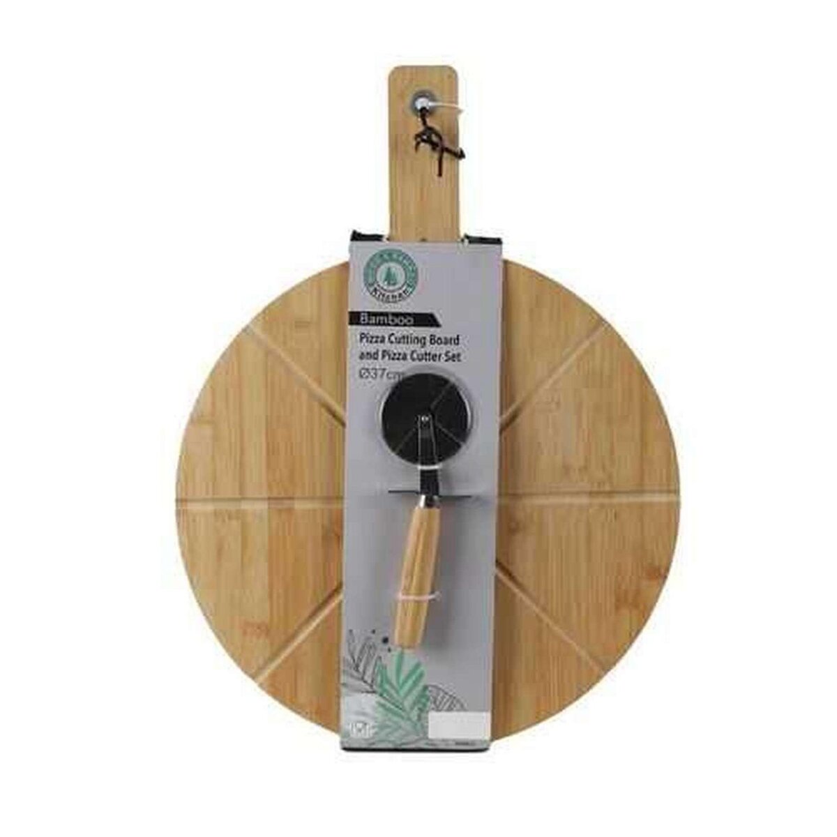 DIVERS Set planche à découper et roulette à pizza - Diam 37